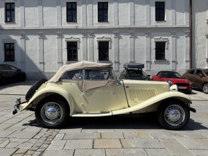 MG TD 1952, pôvodný stav, bez ďalších investícií, biele ŠPZ